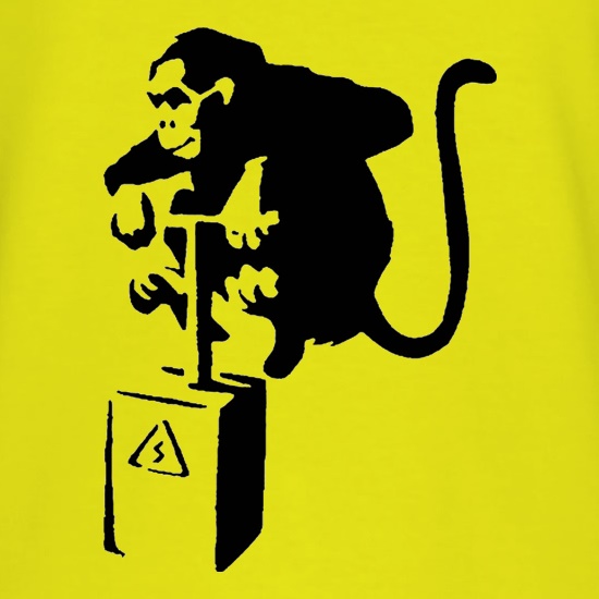 Banksy Monkey Detonator t shirt